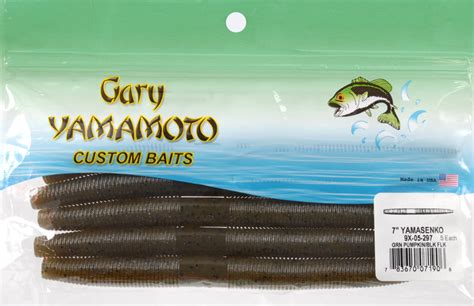 Gary yamamoto baits - Jan 1, 2024 · Even fairly durable fur a Gary Yamamoto product. From: Andreas: Oregon 4/15/23. Comments: I always have one on every time I go out, and I've caught fish over 6lbs on it. Where I fish is super clear so I fish it on 8lb fluorocarbon, and I Texas rig it with a standard 3/0 EWG. From: Noah: California 4/6/21. Comments: This one of my favorite baits ... 